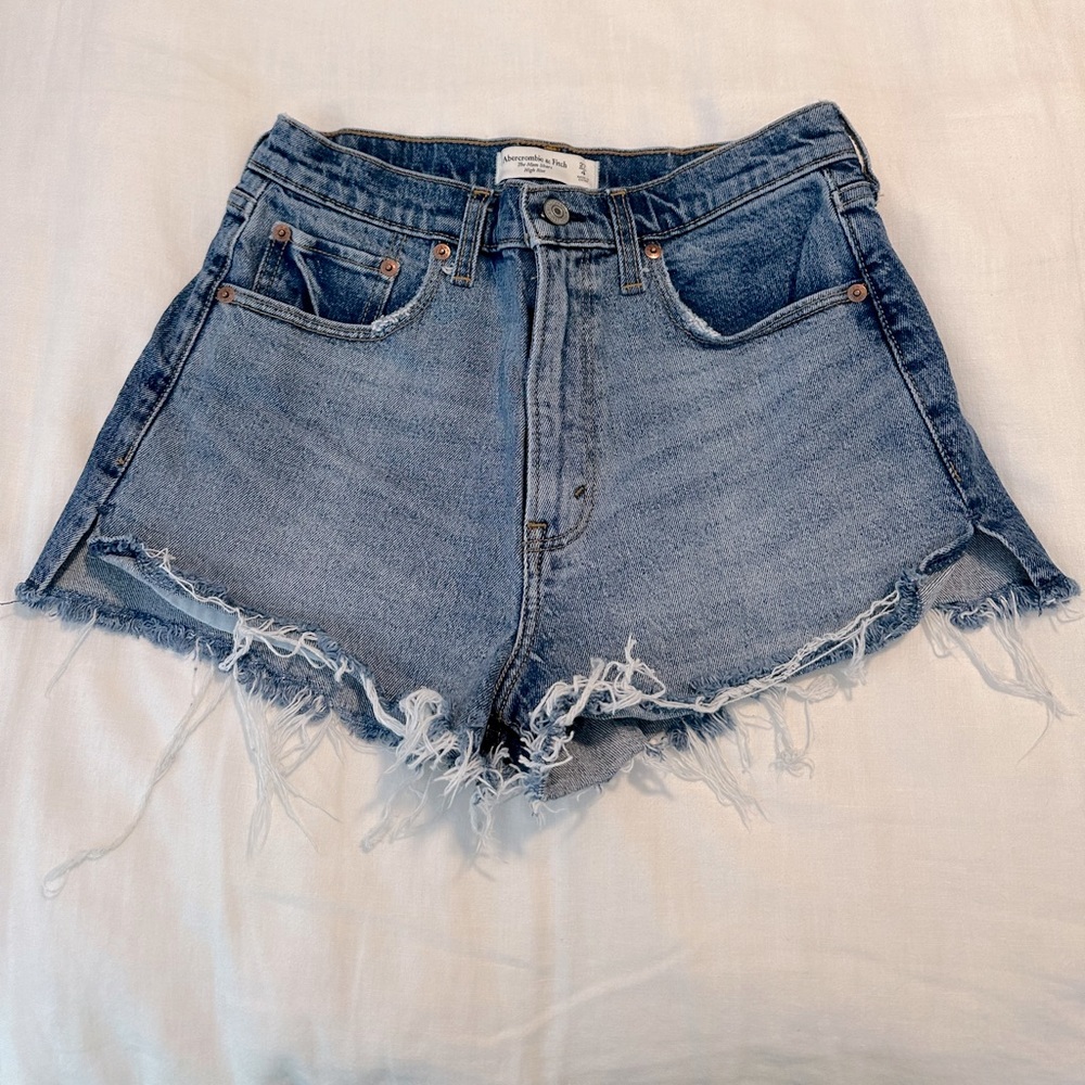 Abercrombie Mom Shorts High Rise Size 27 (4)